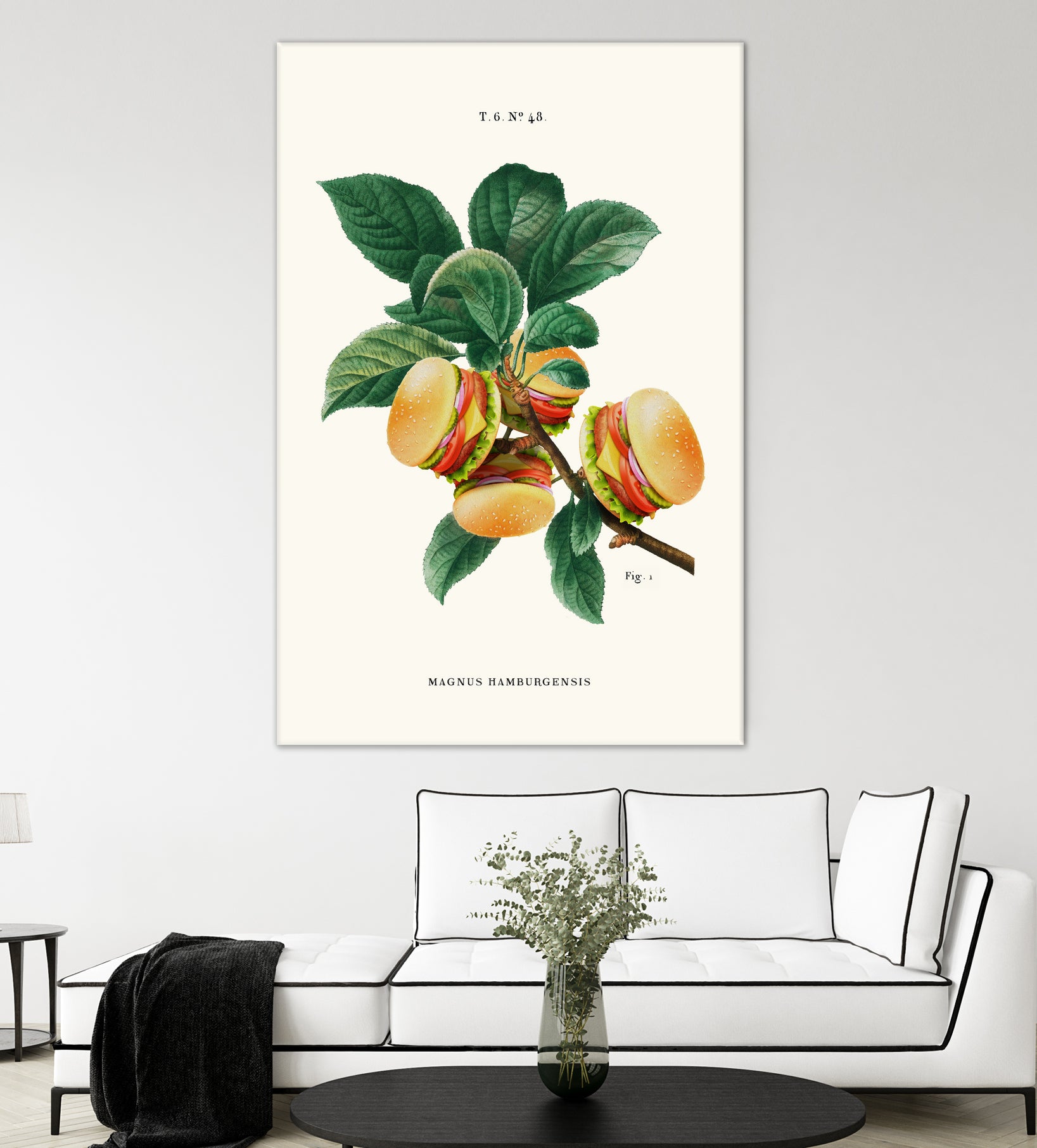 Burger Plant by Jonas Loose on GIANT ART - green digital drawing