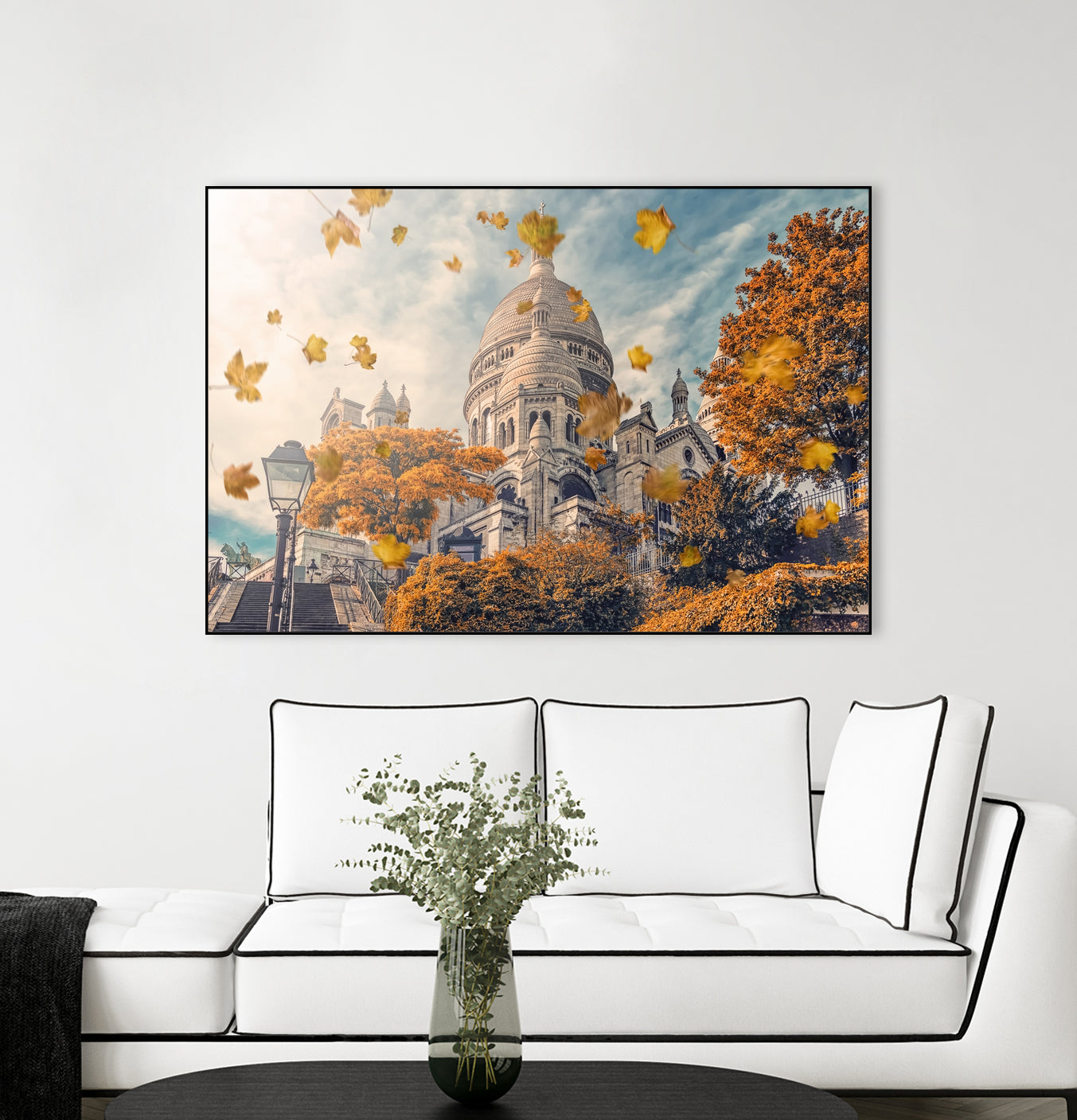 Autumn in Montmartre by emmanuel charlat on GIANT ART - orange photo illustration