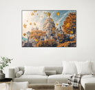 Autumn in Montmartre by emmanuel charlat on GIANT ART - orange photo illustration