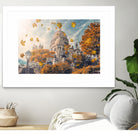 Autumn in Montmartre by emmanuel charlat on GIANT ART - orange photo illustration