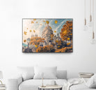 Autumn in Montmartre by emmanuel charlat on GIANT ART - orange photo illustration