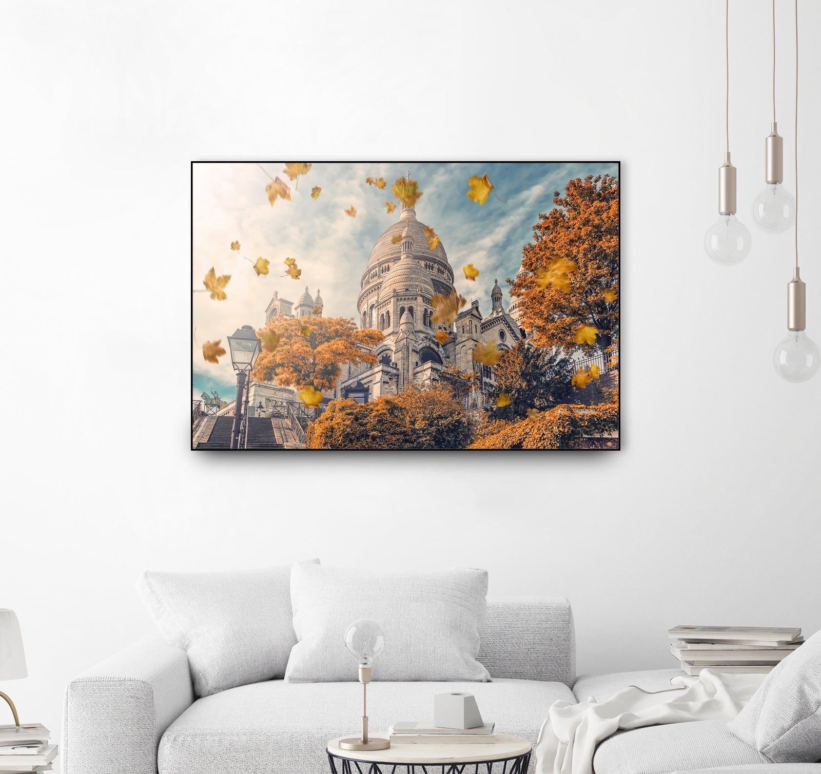 Autumn in Montmartre by emmanuel charlat on GIANT ART - orange photo illustration