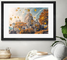 Autumn in Montmartre by emmanuel charlat on GIANT ART - orange photo illustration