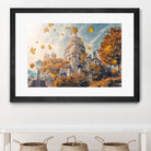 Autumn in Montmartre by emmanuel charlat on GIANT ART - orange photo illustration