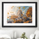 Autumn in Montmartre by emmanuel charlat on GIANT ART - orange photo illustration