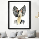 Llama Sia by Heather Perry on GIANT ART - black mixed media