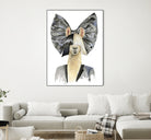 Llama Sia by Heather Perry on GIANT ART - black mixed media