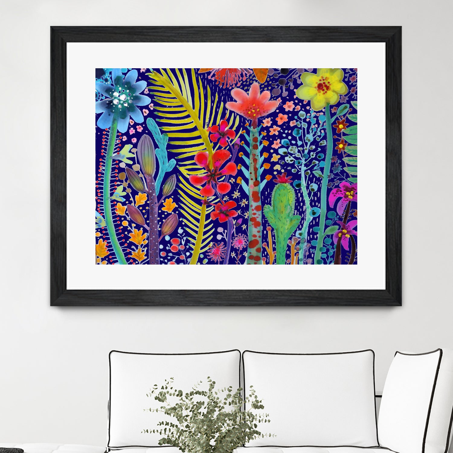 in the mighty jungle by sylvie demers on GIANT ART - blue digital painting