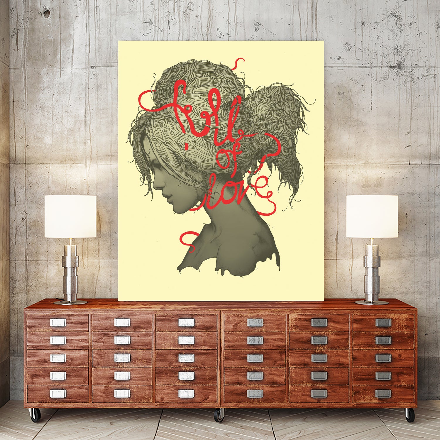 Full of Love by Grzegorz Domaradzki on GIANT ART - mixed media