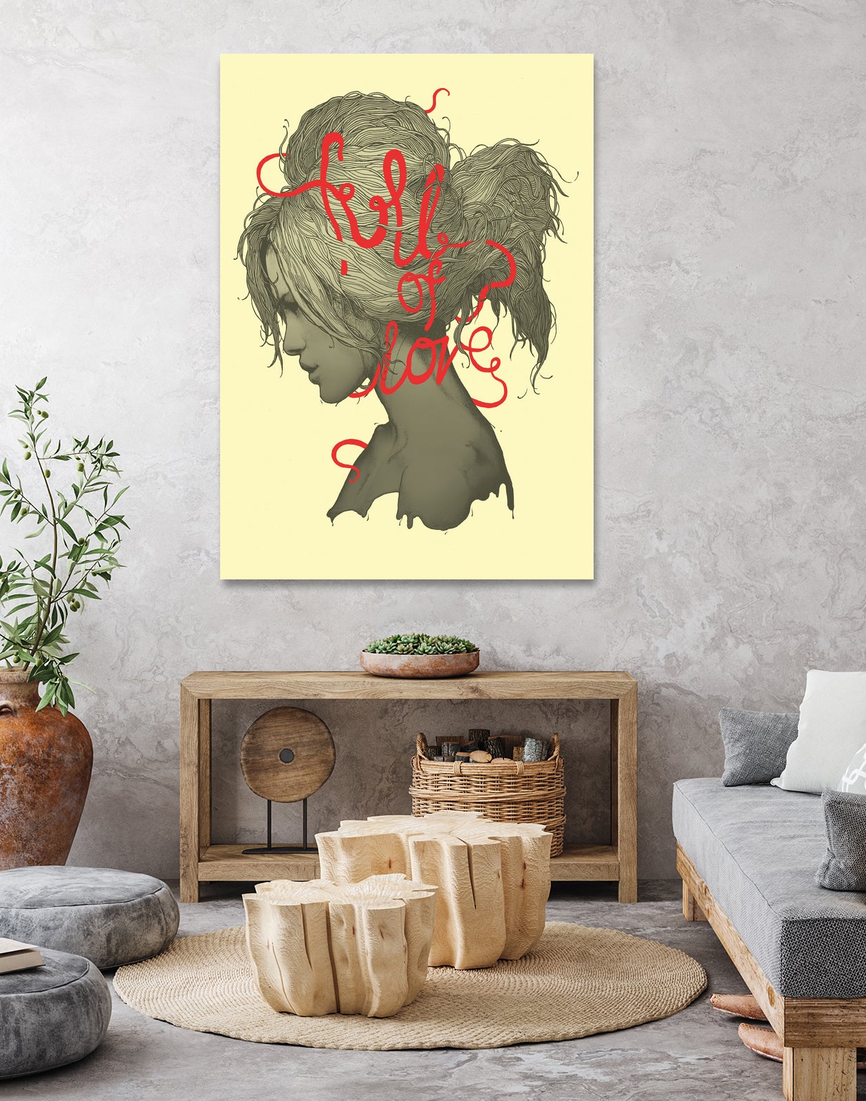 Full of Love by Grzegorz Domaradzki on GIANT ART - mixed media