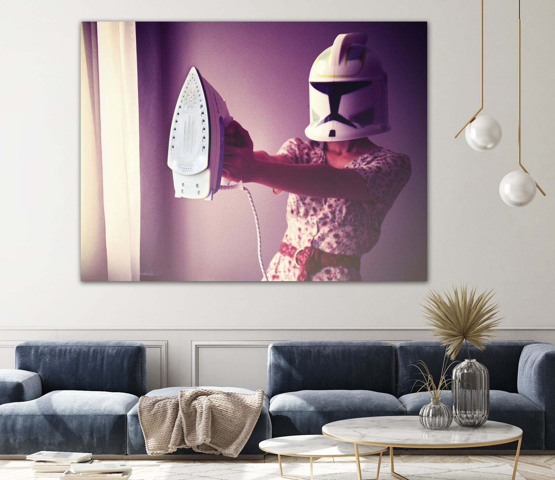 If only I were a jedi by Caroline Sauvage on GIANT ART - fuchsia photo manipulation