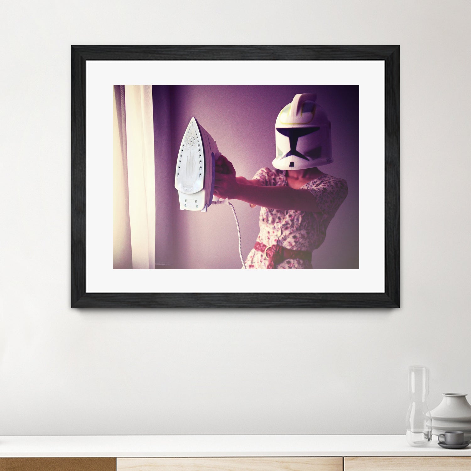 If only I were a jedi by Caroline Sauvage on GIANT ART - fuchsia photo manipulation