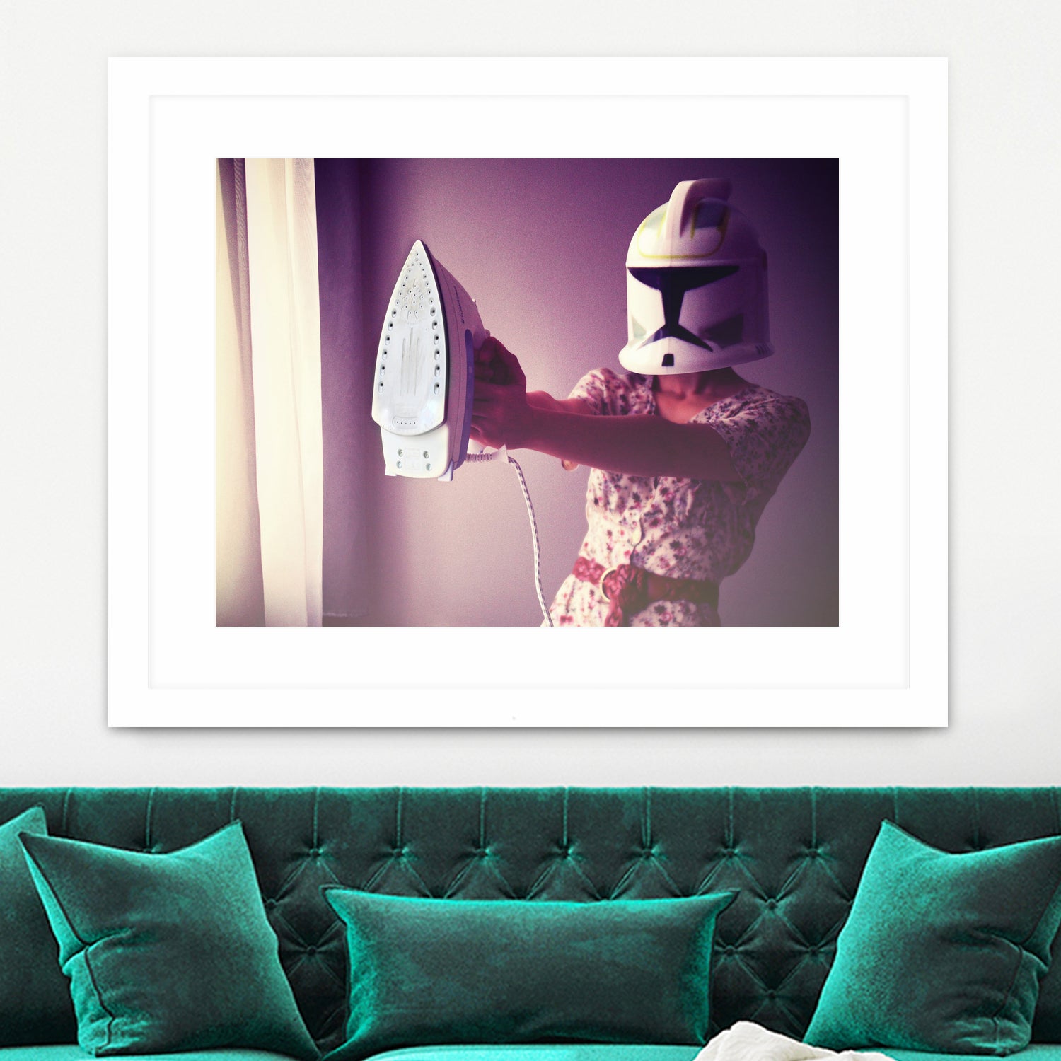 If only I were a jedi by Caroline Sauvage on GIANT ART - fuchsia photo manipulation