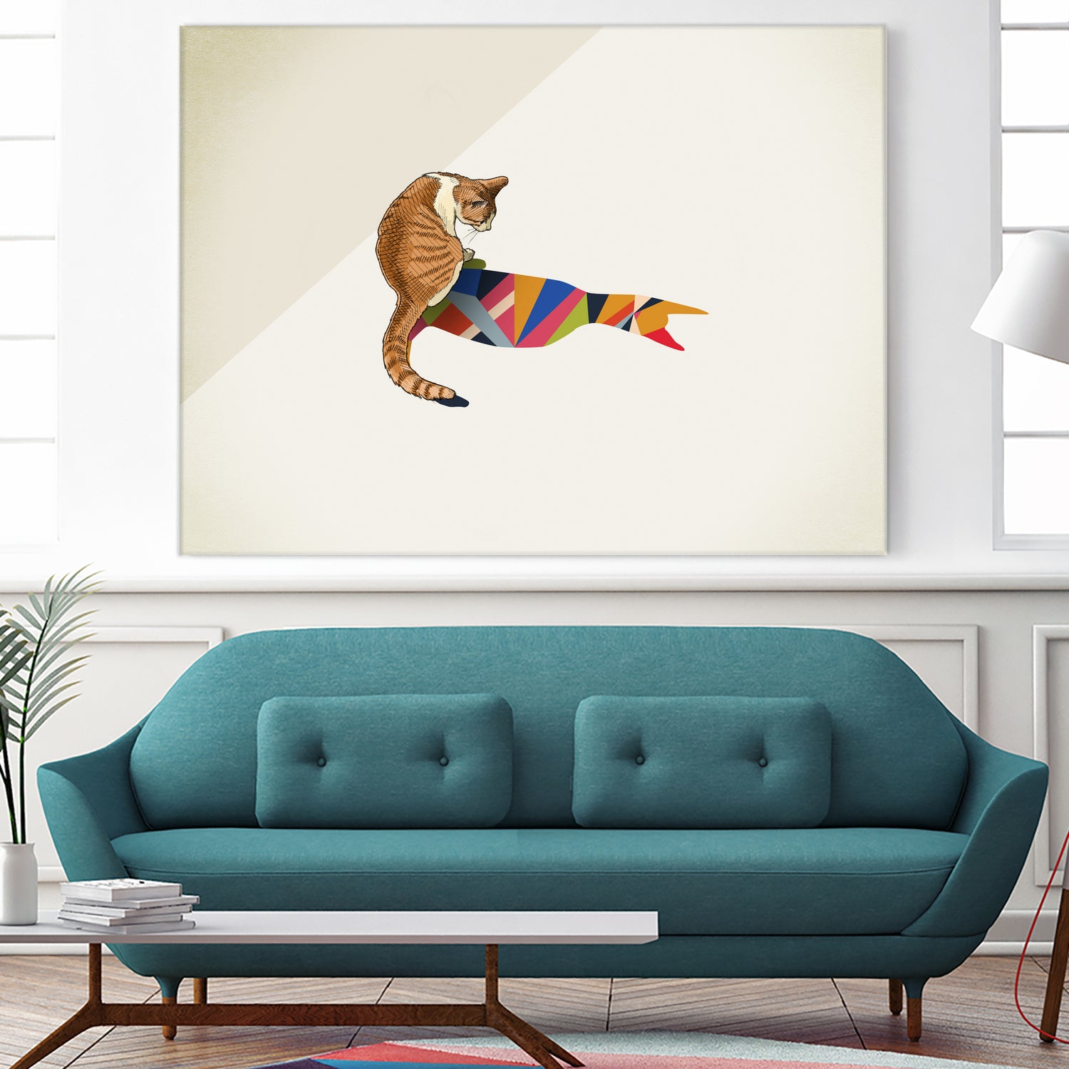 Walking Shadow, Cat 2 by Jason Ratliff on GIANT ART - photo illustration