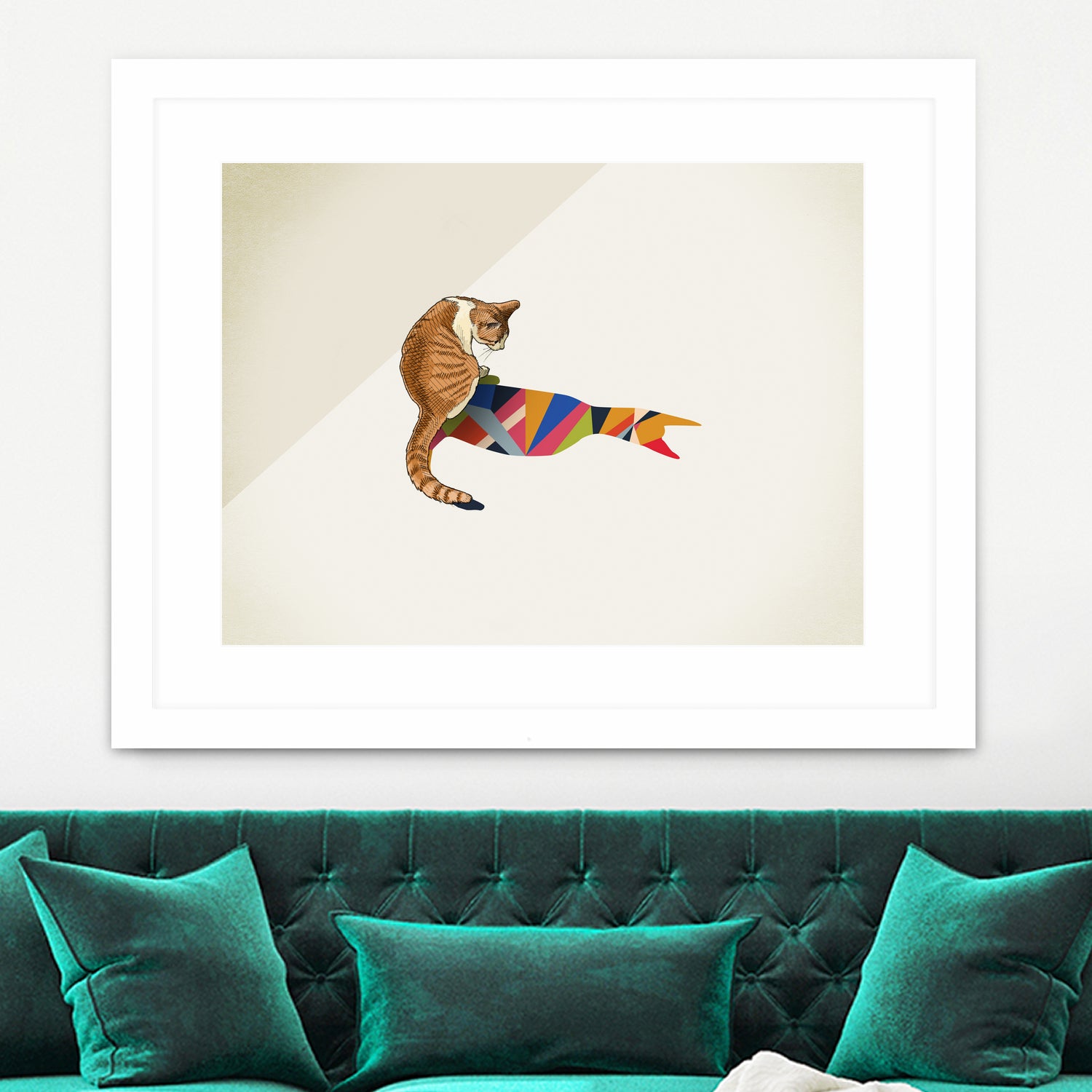 Walking Shadow, Cat 2 by Jason Ratliff on GIANT ART - photo illustration