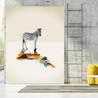 Walking Shadow, Zebra by Jason Ratliff on GIANT ART - photo illustration