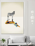 Walking Shadow, Zebra by Jason Ratliff on GIANT ART - photo illustration