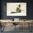 Walking Shadow, Turtles by Jason Ratliff on GIANT ART - green digital drawing