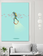 Float - Under the sea by Jason Ratliff on GIANT ART - blue digital painting