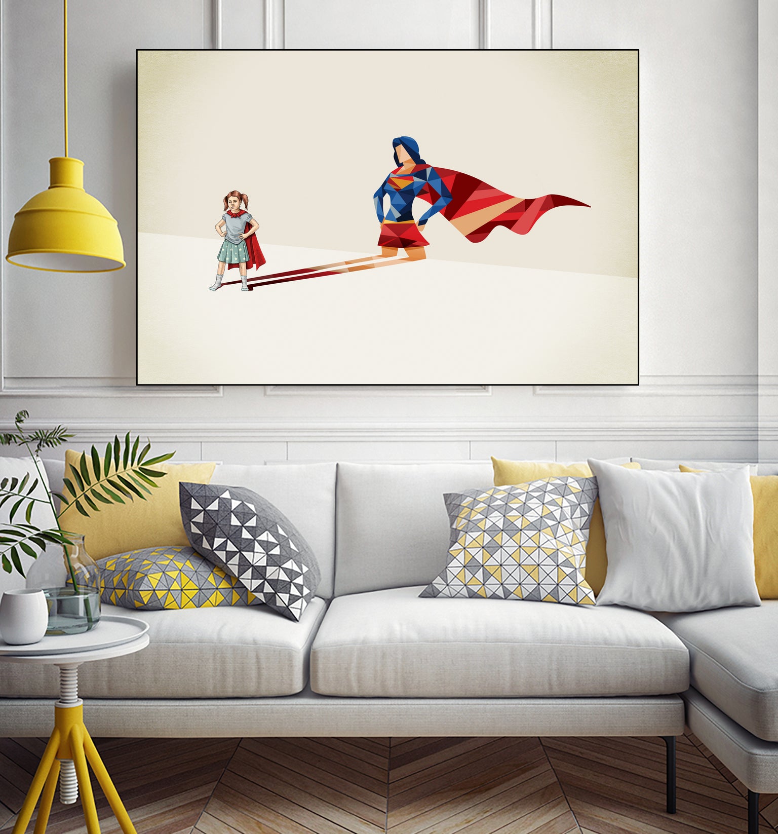 Walking Shadow, Heroine by Jason Ratliff on GIANT ART - white digital painting