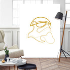 Gold trooper 1-01 by Christophe Louis on GIANT ART - yellow digital drawing