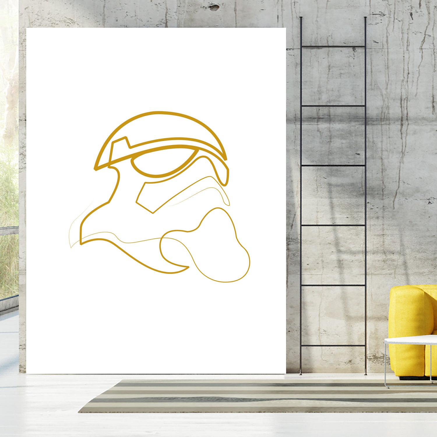 Gold trooper 1-01 by Christophe Louis on GIANT ART - yellow digital drawing