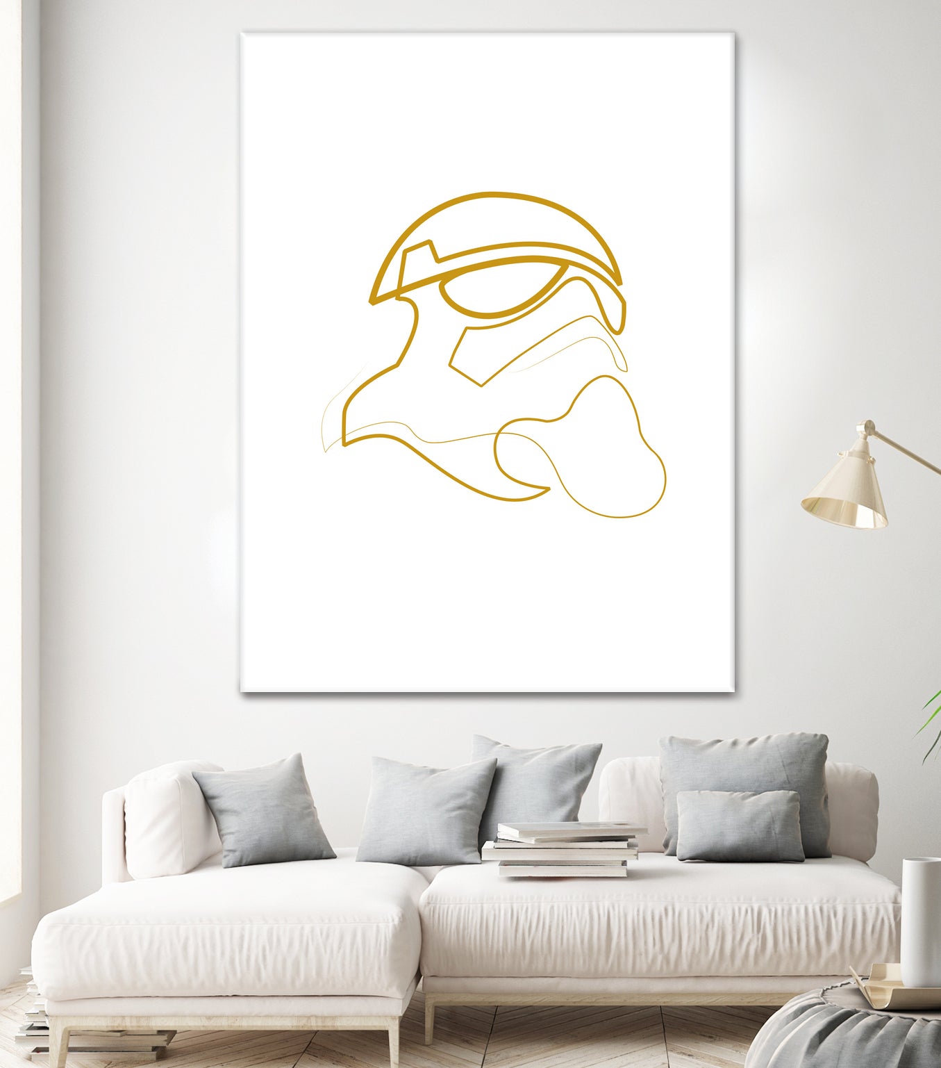 Gold trooper 1-01 by Christophe Louis on GIANT ART - yellow digital drawing