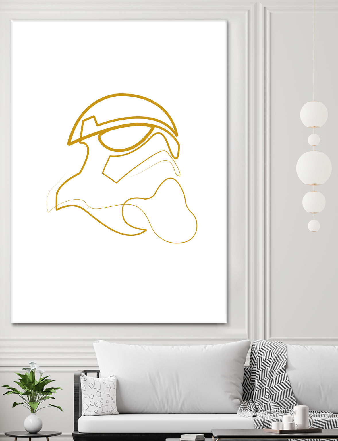 Gold trooper 1-01 by Christophe Louis on GIANT ART - yellow digital drawing