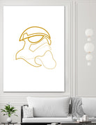 Gold trooper 1-01 by Christophe Louis on GIANT ART - yellow digital drawing