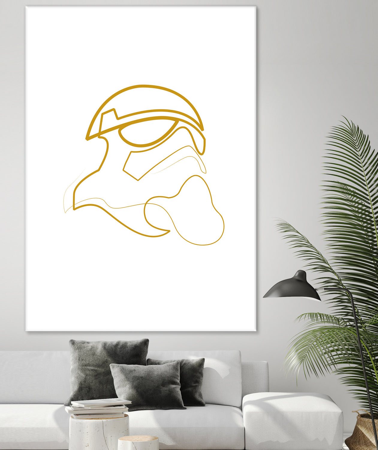 Gold trooper 1-01 by Christophe Louis on GIANT ART - yellow digital drawing