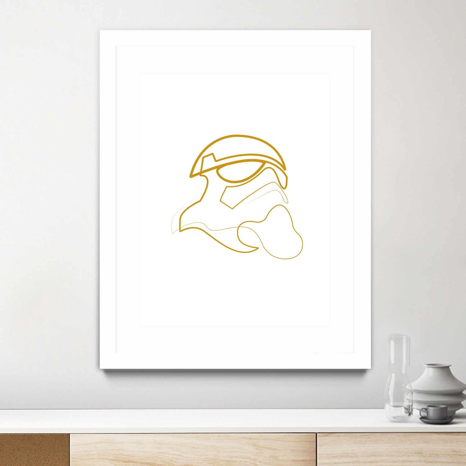 Gold trooper 1-01 by Christophe Louis on GIANT ART - yellow digital drawing