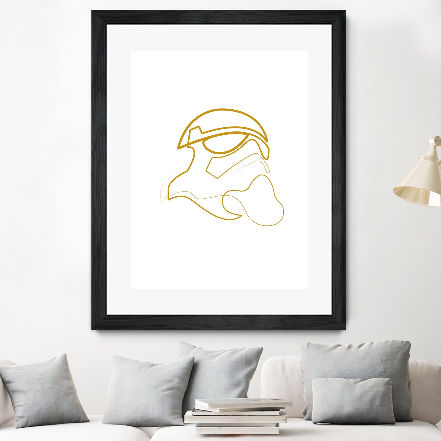 Gold trooper 1-01 by Christophe Louis on GIANT ART - yellow digital drawing