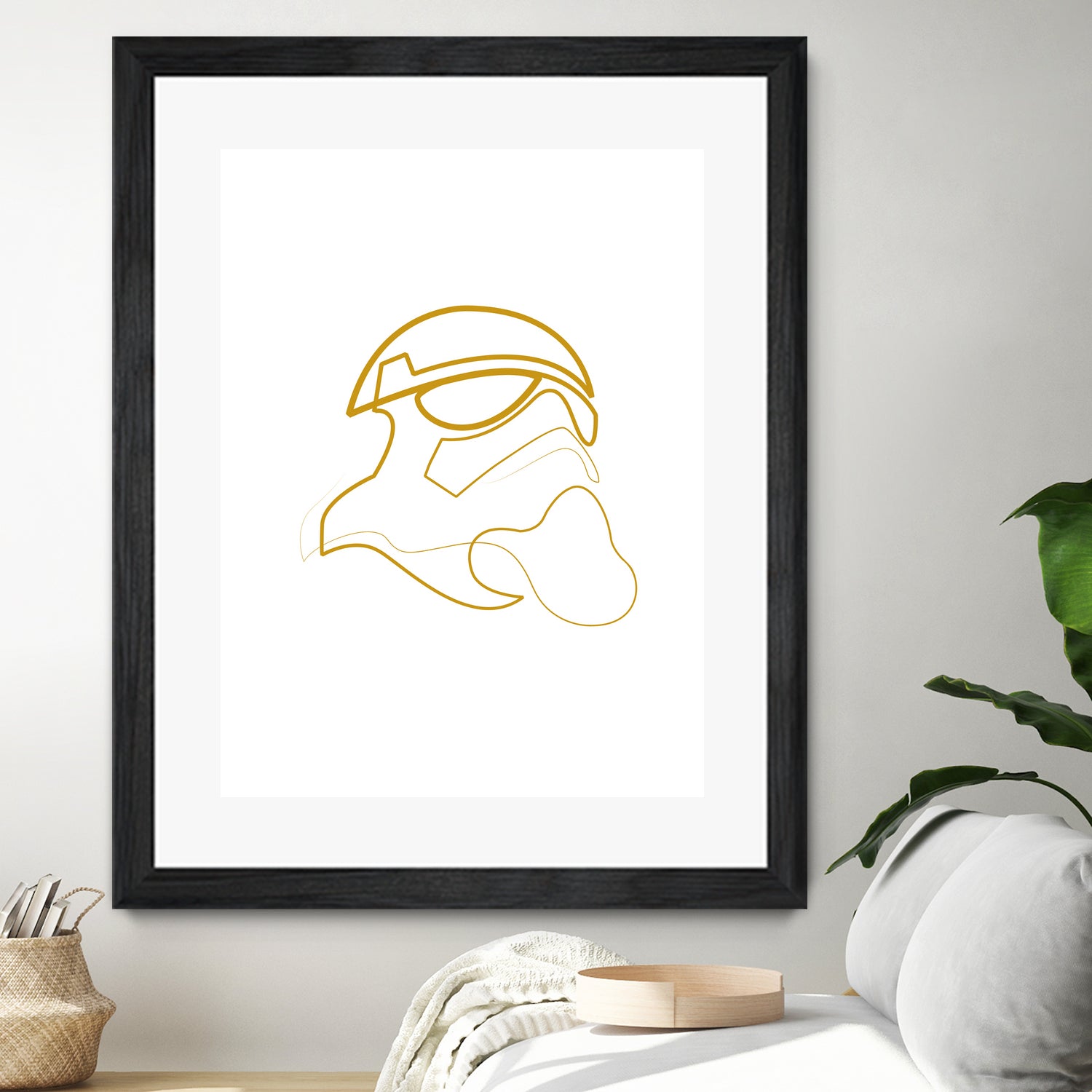 Gold trooper 1-01 by Christophe Louis on GIANT ART - yellow digital drawing