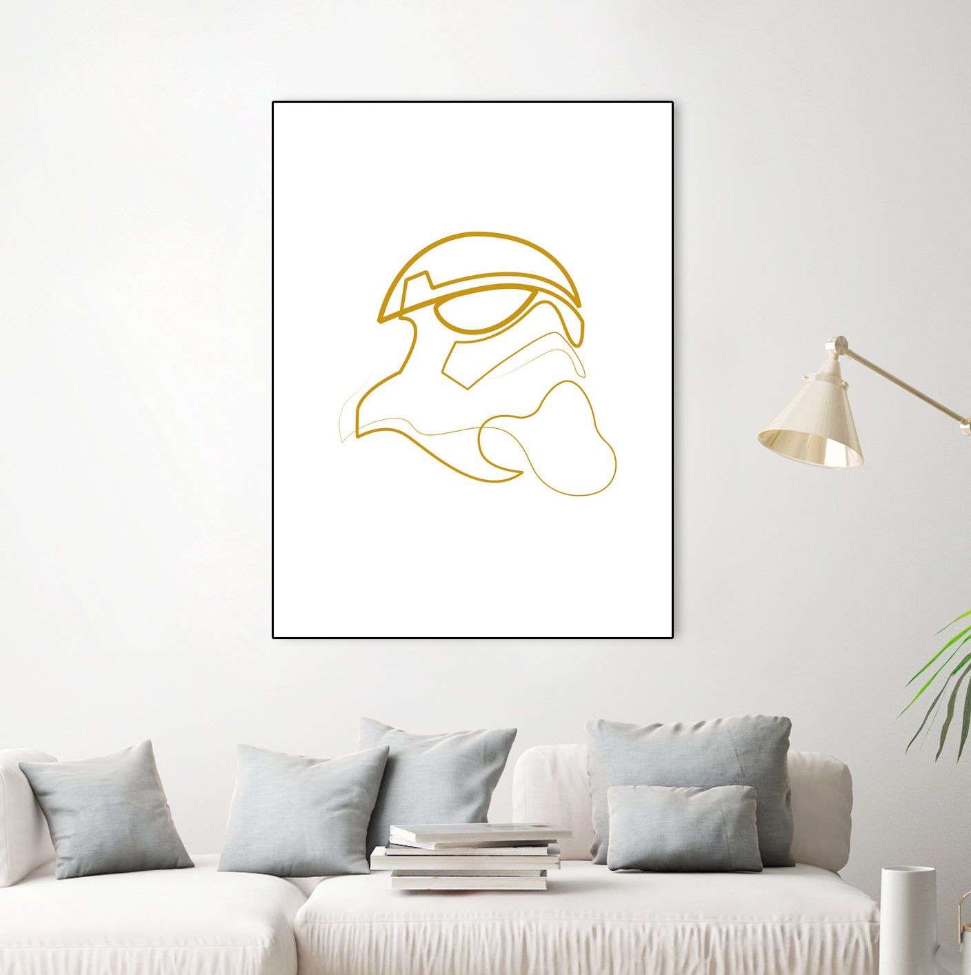 Gold trooper 1-01 by Christophe Louis on GIANT ART - yellow digital drawing