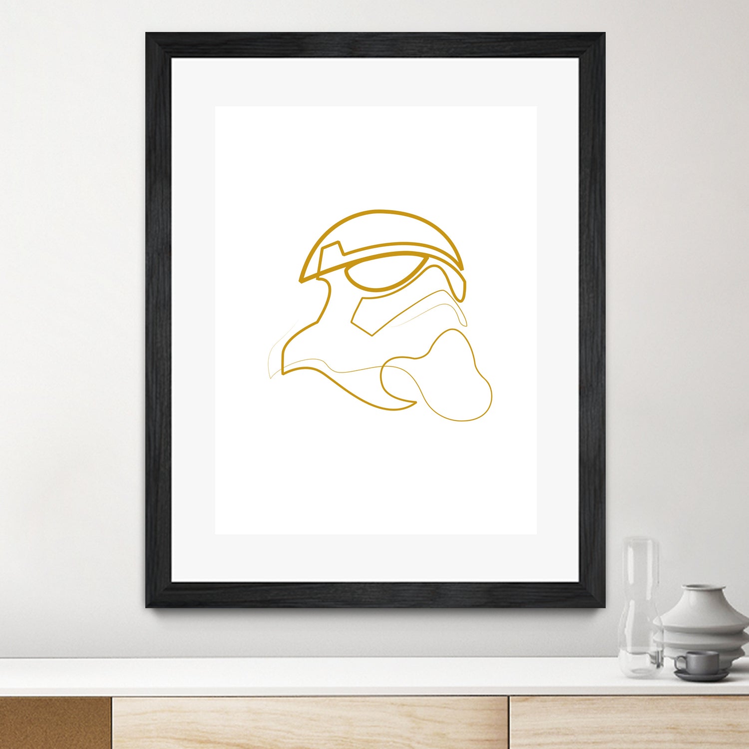 Gold trooper 1-01 by Christophe Louis on GIANT ART - yellow digital drawing