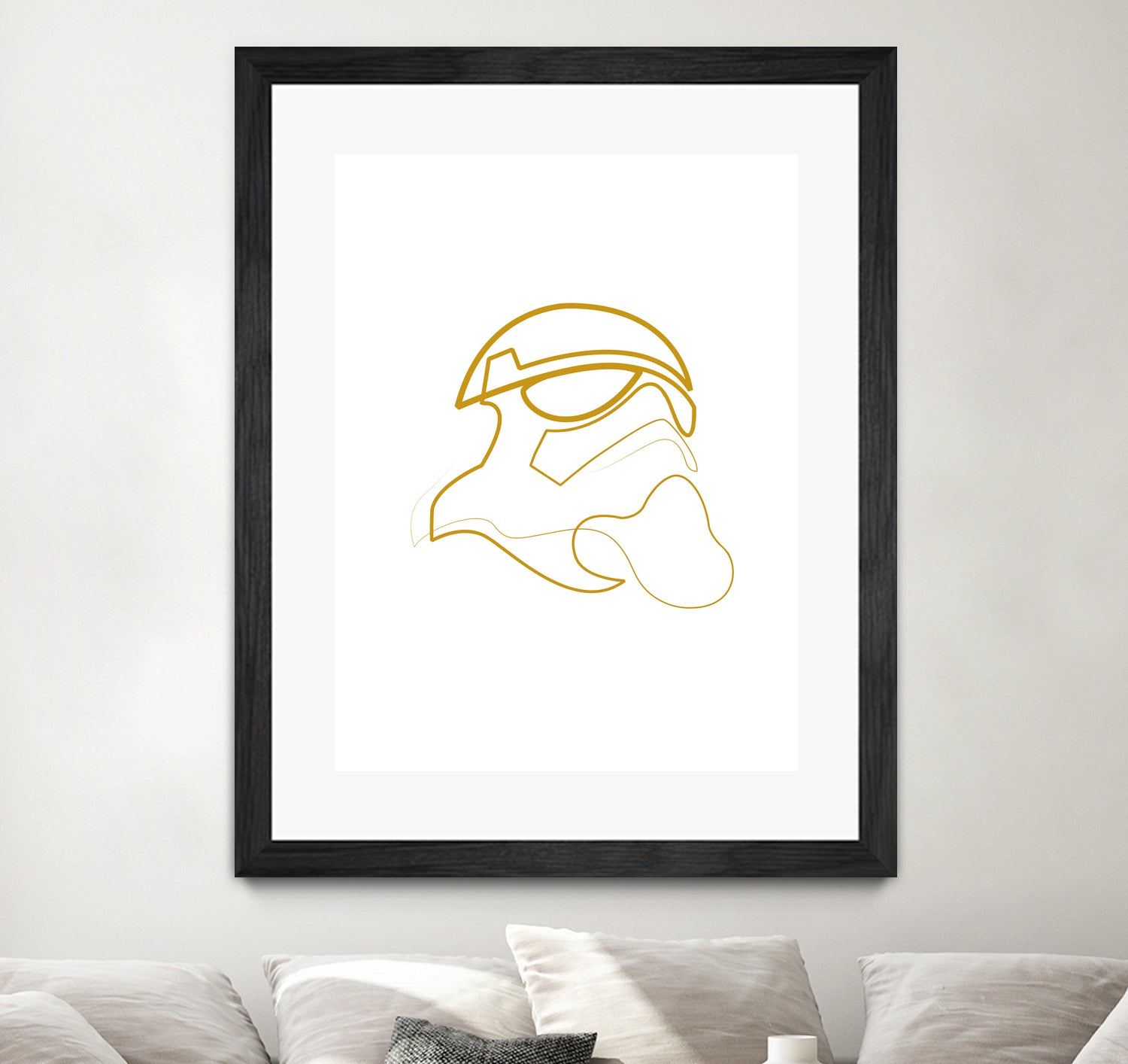 Gold trooper 1-01 by Christophe Louis on GIANT ART - yellow digital drawing