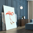 Fancy Flamingo by Jonas Loose on GIANT ART - blue photo manipulation