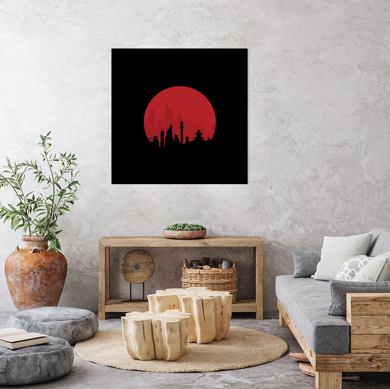 Tokyo Japan by Lord Chris on GIANT ART - black digital painting