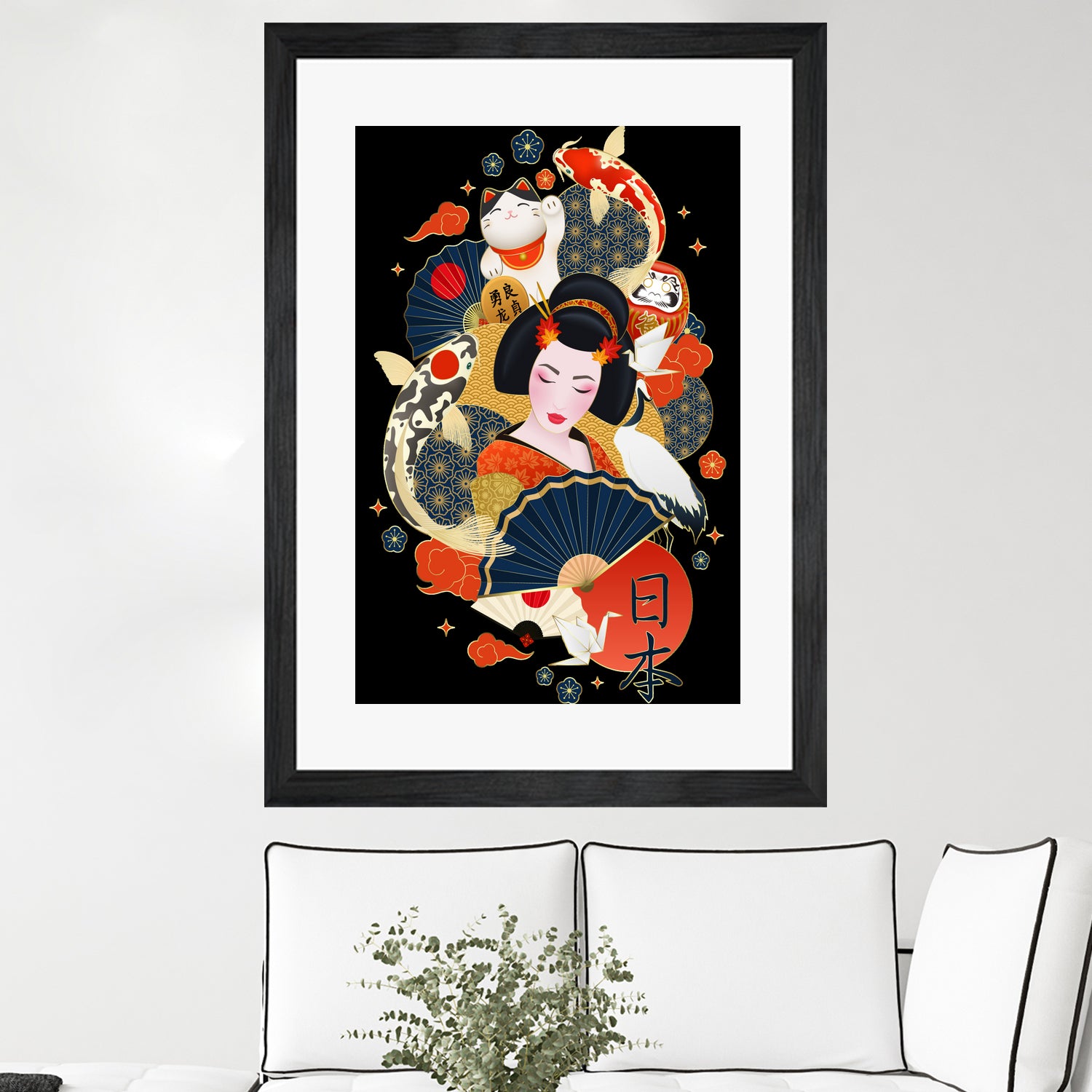 Geisha by Lord Chris on GIANT ART - white digital drawing