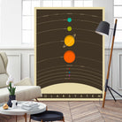 Solar System by Jazzberry Blue on GIANT ART - brown vector illustration