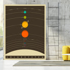 Solar System by Jazzberry Blue on GIANT ART - brown vector illustration