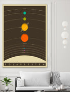 Solar System by Jazzberry Blue on GIANT ART - brown vector illustration