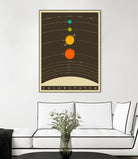 Solar System by Jazzberry Blue on GIANT ART - brown vector illustration