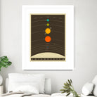 Solar System by Jazzberry Blue on GIANT ART - brown vector illustration