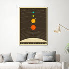 Solar System by Jazzberry Blue on GIANT ART - brown vector illustration