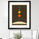 Solar System by Jazzberry Blue on GIANT ART - brown vector illustration