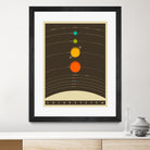 Solar System by Jazzberry Blue on GIANT ART - brown vector illustration