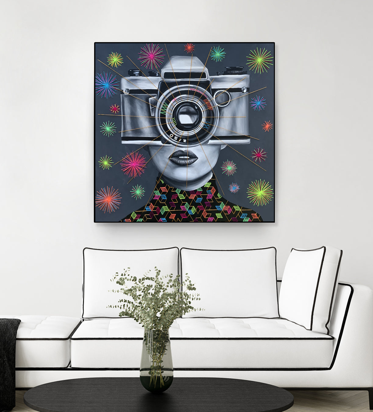 Picture perfect by eugenia retana on GIANT ART - gray mixed media