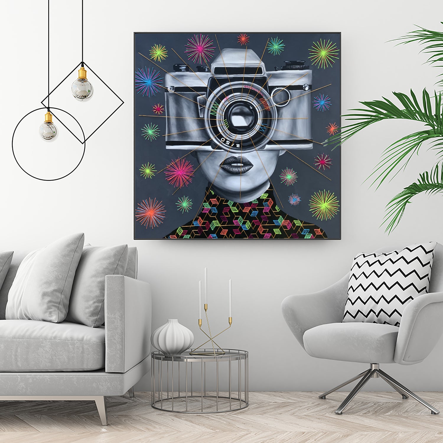 Picture perfect by eugenia retana on GIANT ART - gray mixed media