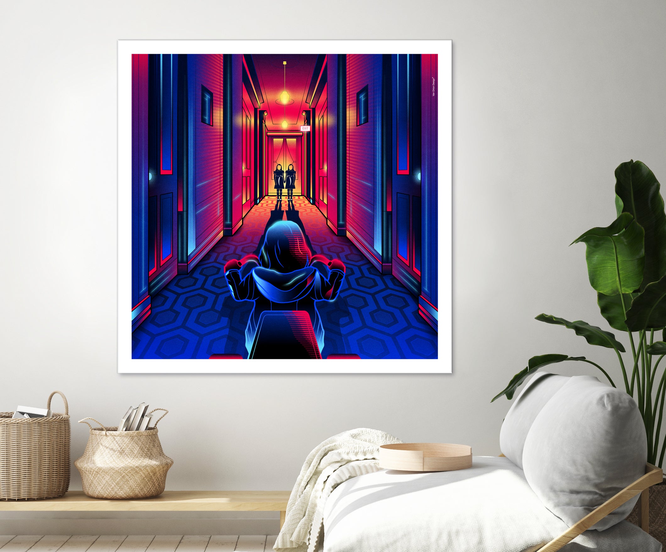 The Shining by Marco Schiavon on GIANT ART - blue digital drawing